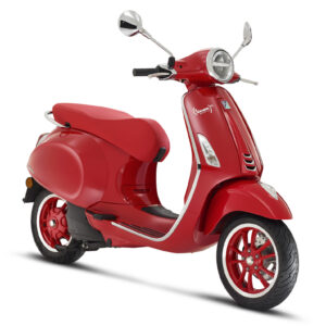 Vespa Primavera Elettrica (RED) Rood Elektrische Scooter