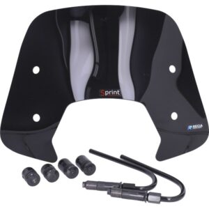 Windscherm Vespa Sprint Laag Glans Zwart