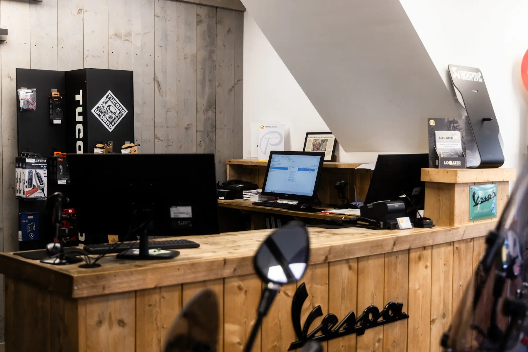 Werkplaats Perry Scooters