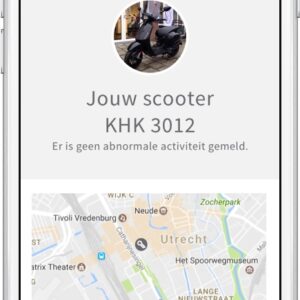Scootersecure GPS-systeem met app